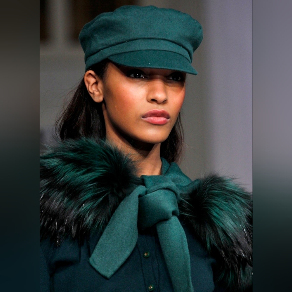 $2,309 OSCAR DE LA RENTA ICONIC GREEN KNIT RUNWAY CARDIGAN US S - Picture 5 of 11